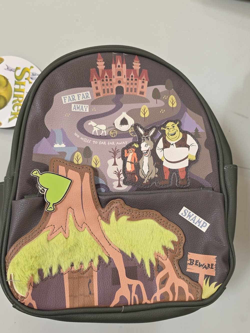 DreamWorks Shrek Brown and Green Kids Mini Backpack